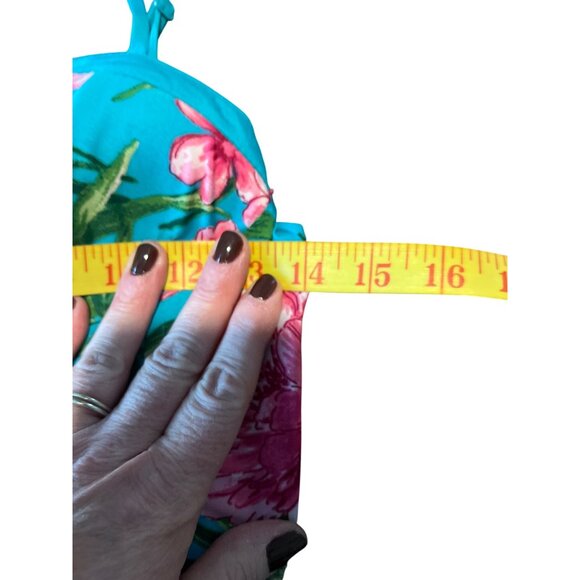 Band of the Free blue pink floral corset top maxi sundress small EUC - Picture 4 of 8